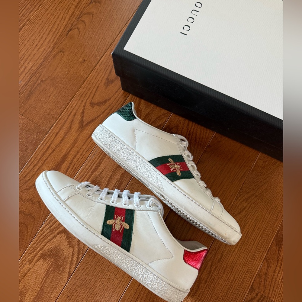 White Leather Shoes